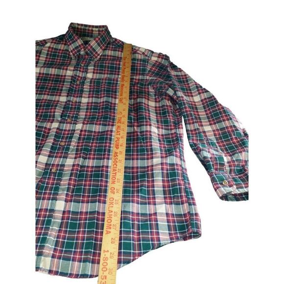Vintage‎ L.L. Bean Freeport Maine Plaid Shirt Men's Size Large USA Made Casual - Picture 3 of 7